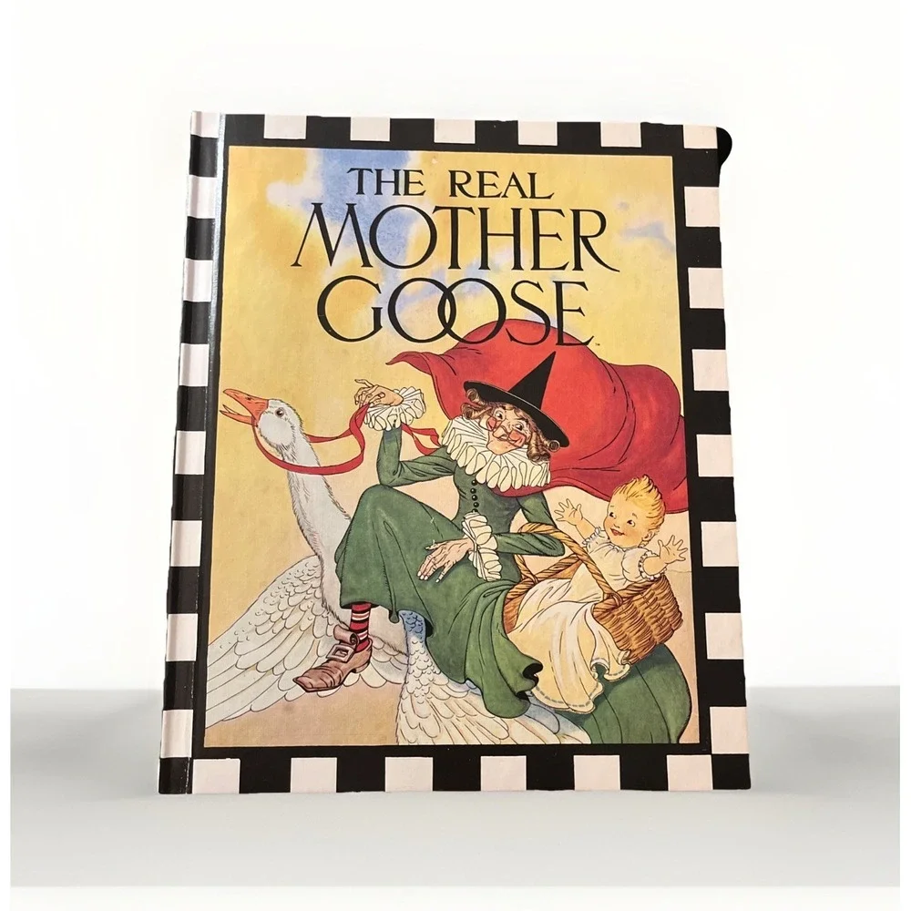 THE REAL MOTHER GOOSE Illustrated by Blanche Fisher Wright - Hardcover